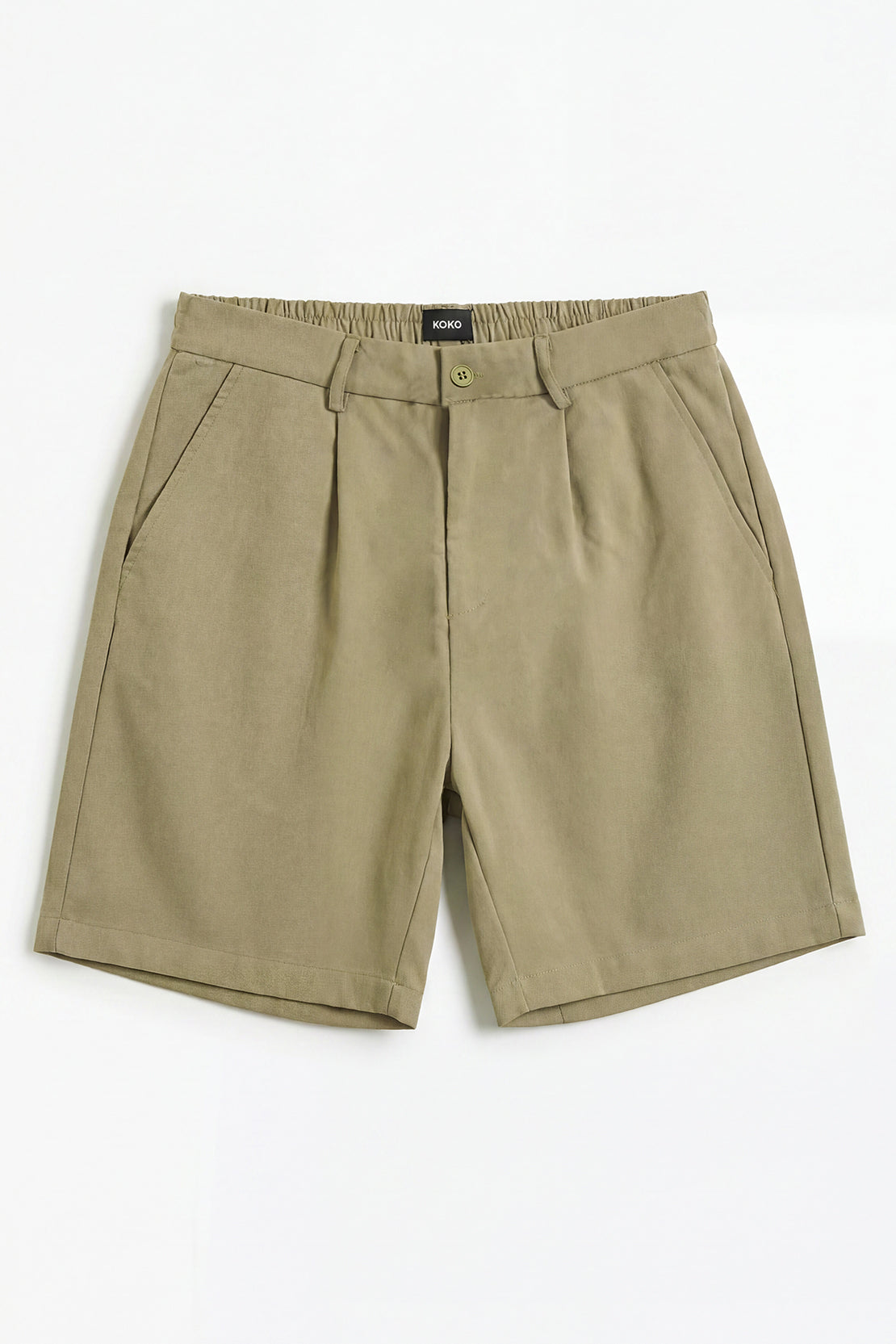 KOKO Modern Weave Shorts – Army Green