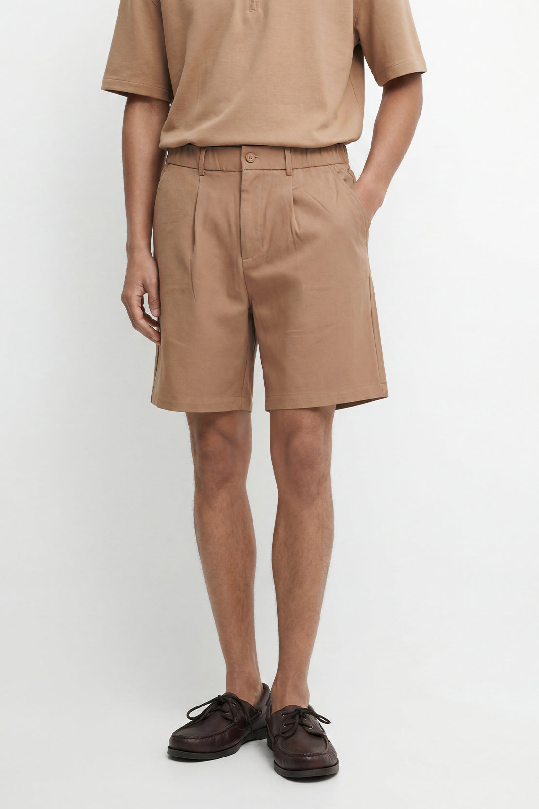 KOKO Modern Weave Shorts – Camel