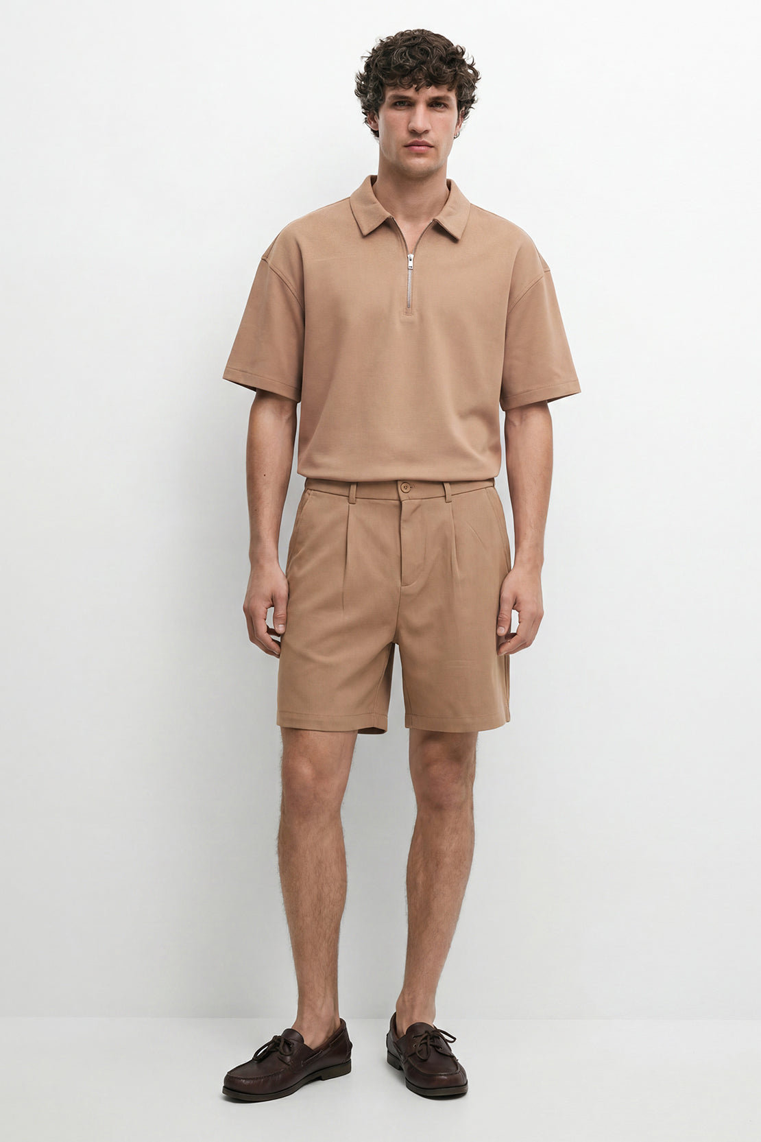KOKO Modern Weave Shorts – Camel