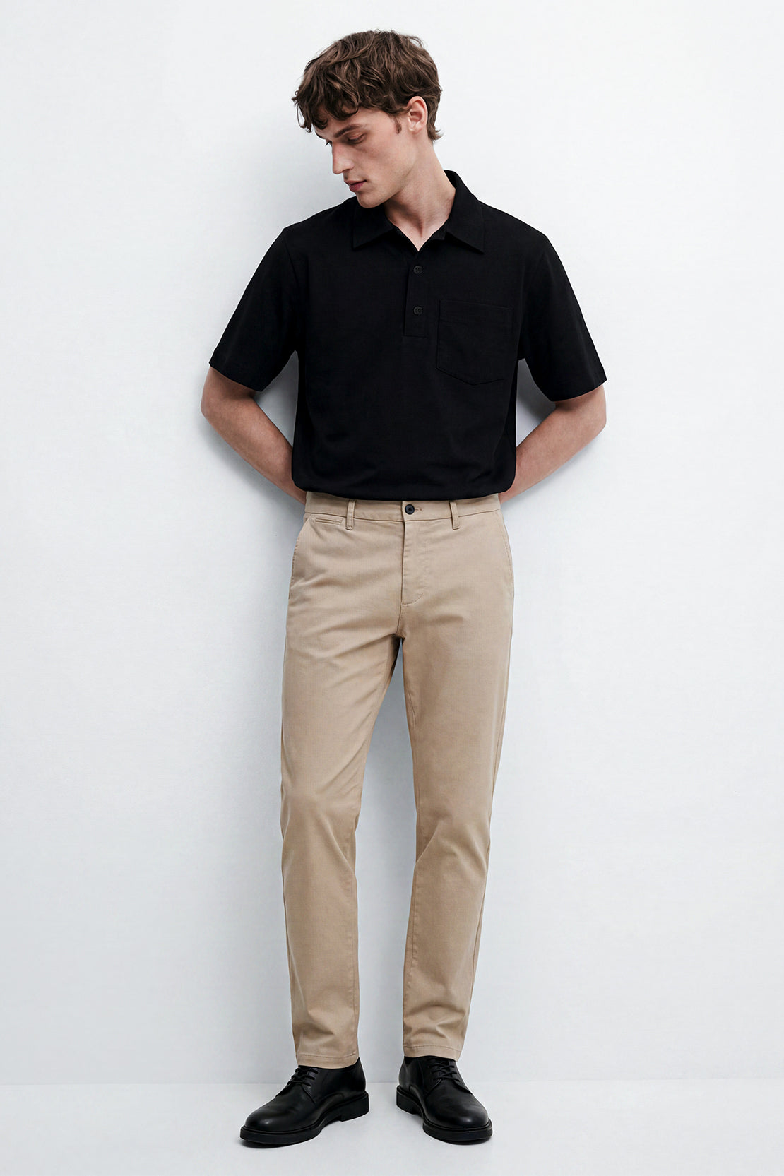 KOKO Air Fit Relaxed Polo – Black