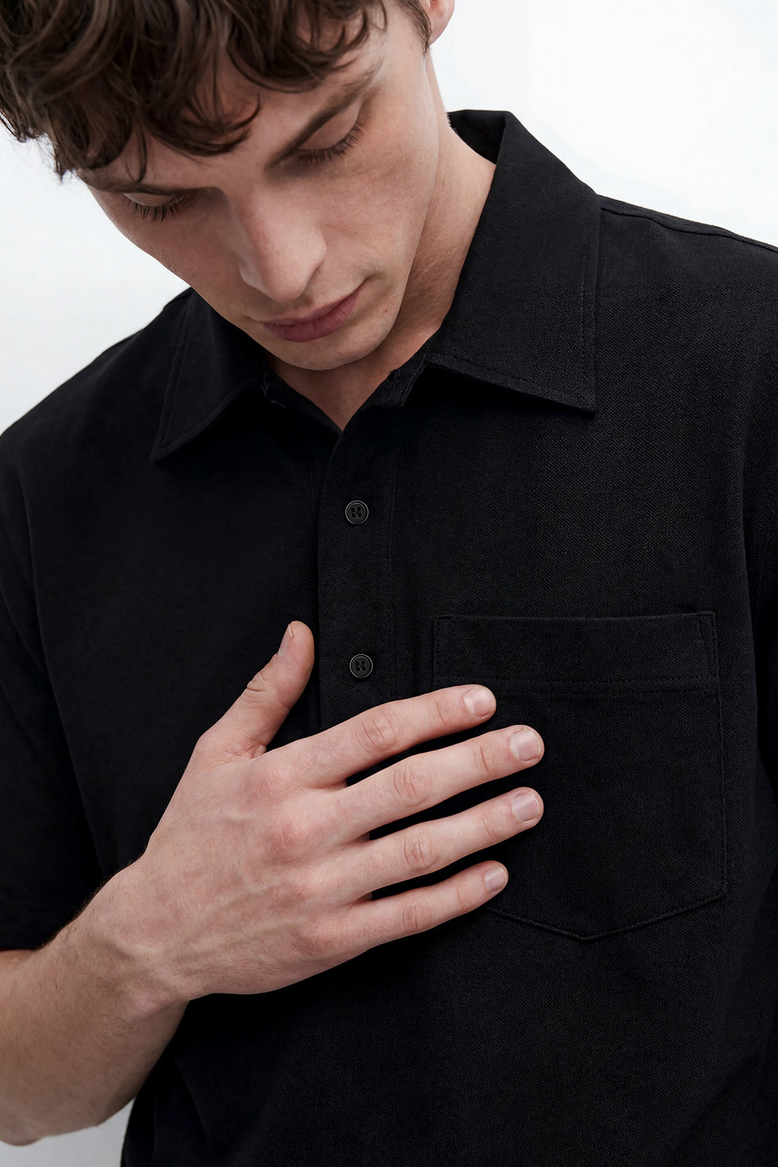 KOKO Air Fit Relaxed Polo – Black