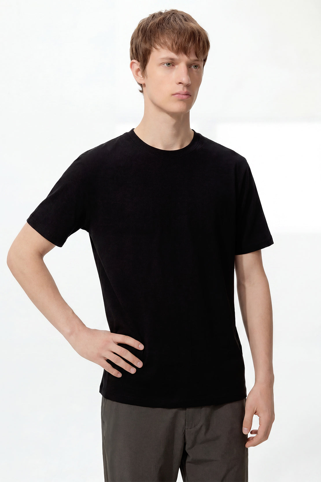 KOKO Move Knit Relaxed T-Shirt – Black
