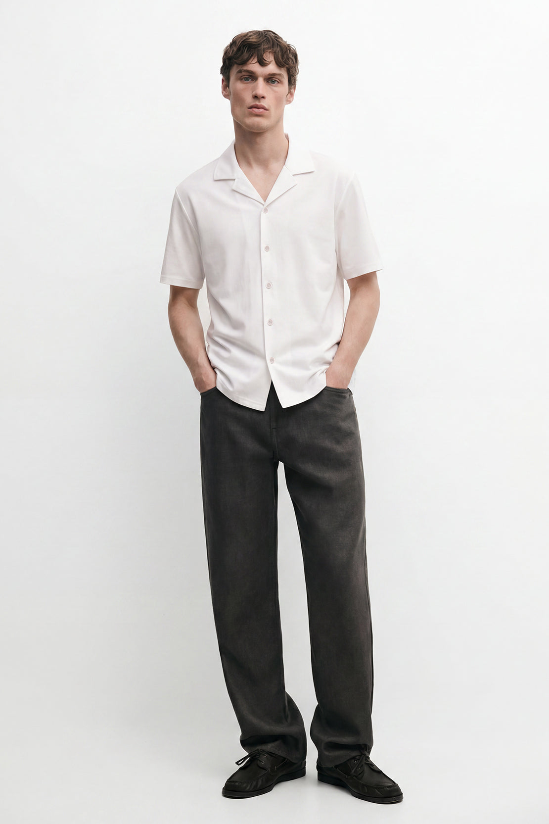 KOKO Soft Knit half sleeve Shirt – Off White