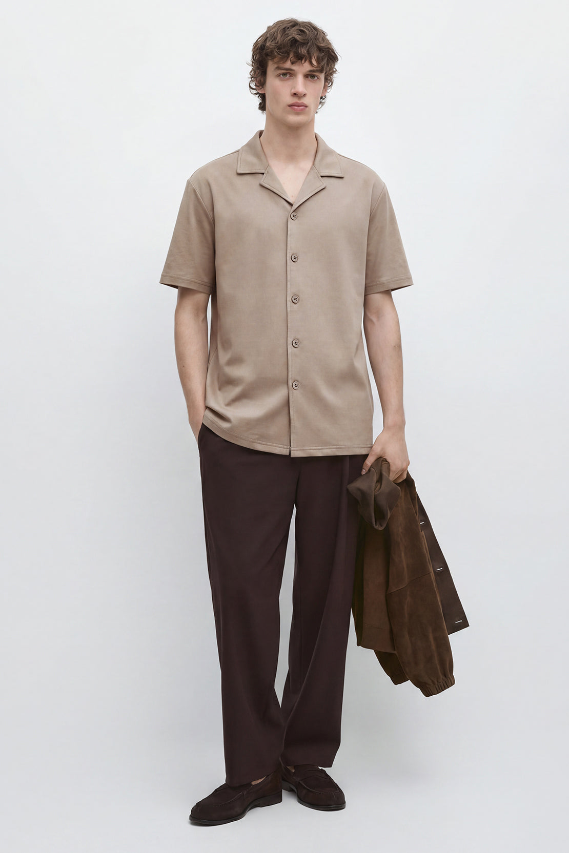 KOKO Soft Knit half sleeve Shirt – Clay