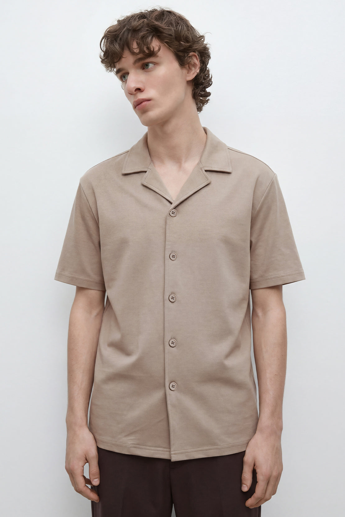 KOKO Soft Knit half sleeve Shirt – Clay