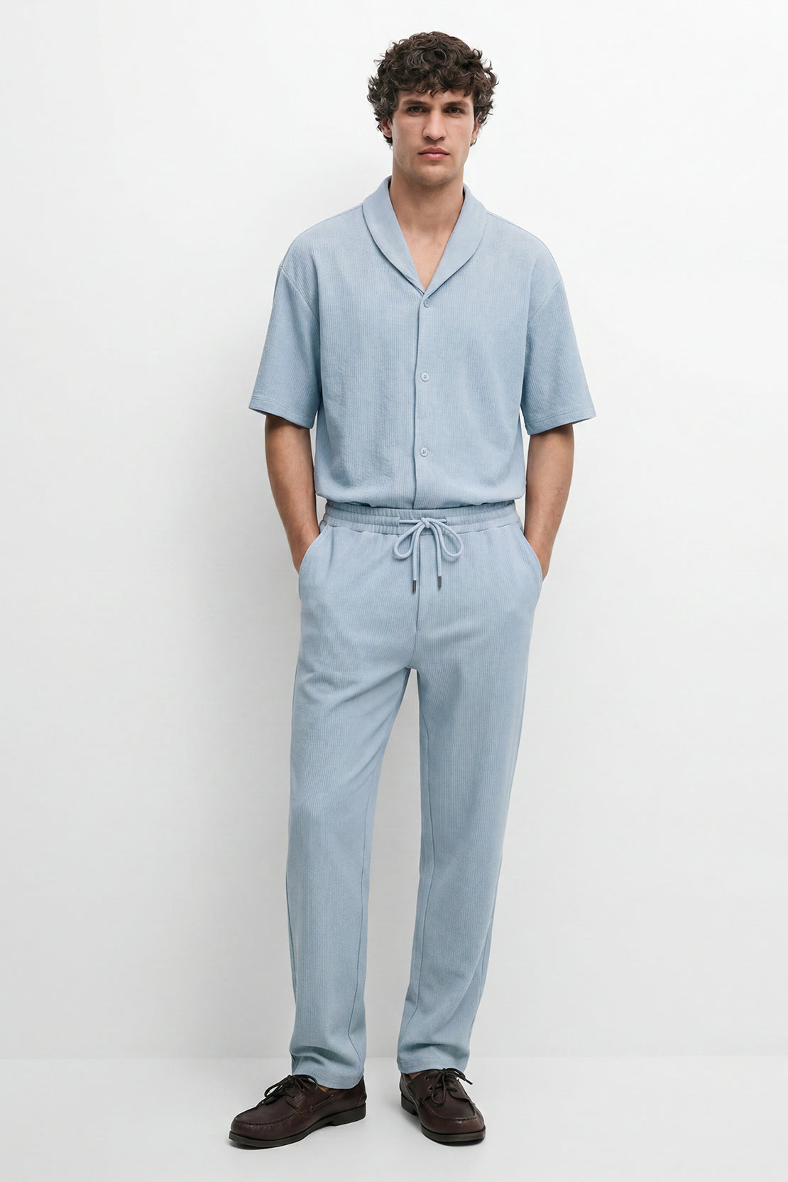 KOKO Craft Knit Co-Ord Bottom – Light Blue