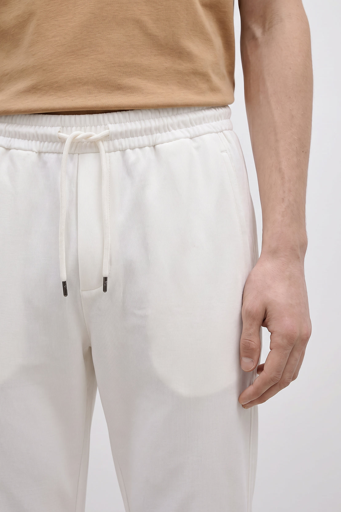 KOKO Lulu Fabric Relaxed Bottom – White