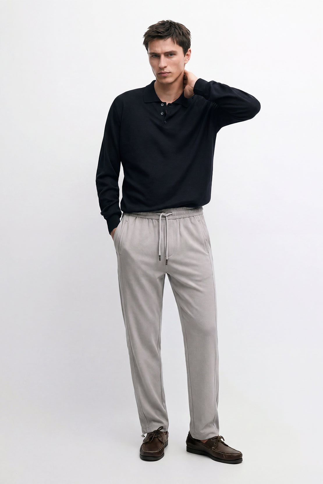 KOKO Lulu Linen Relaxed Trouser – Grey
