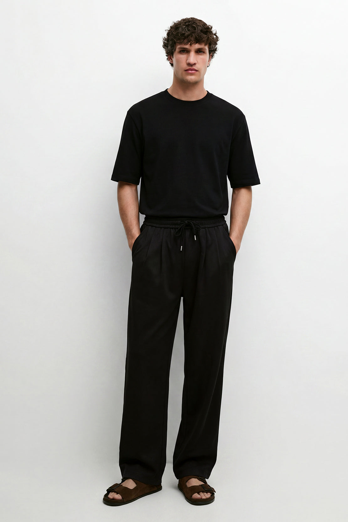 KOKO Soft Knit Lounge Pants – Black