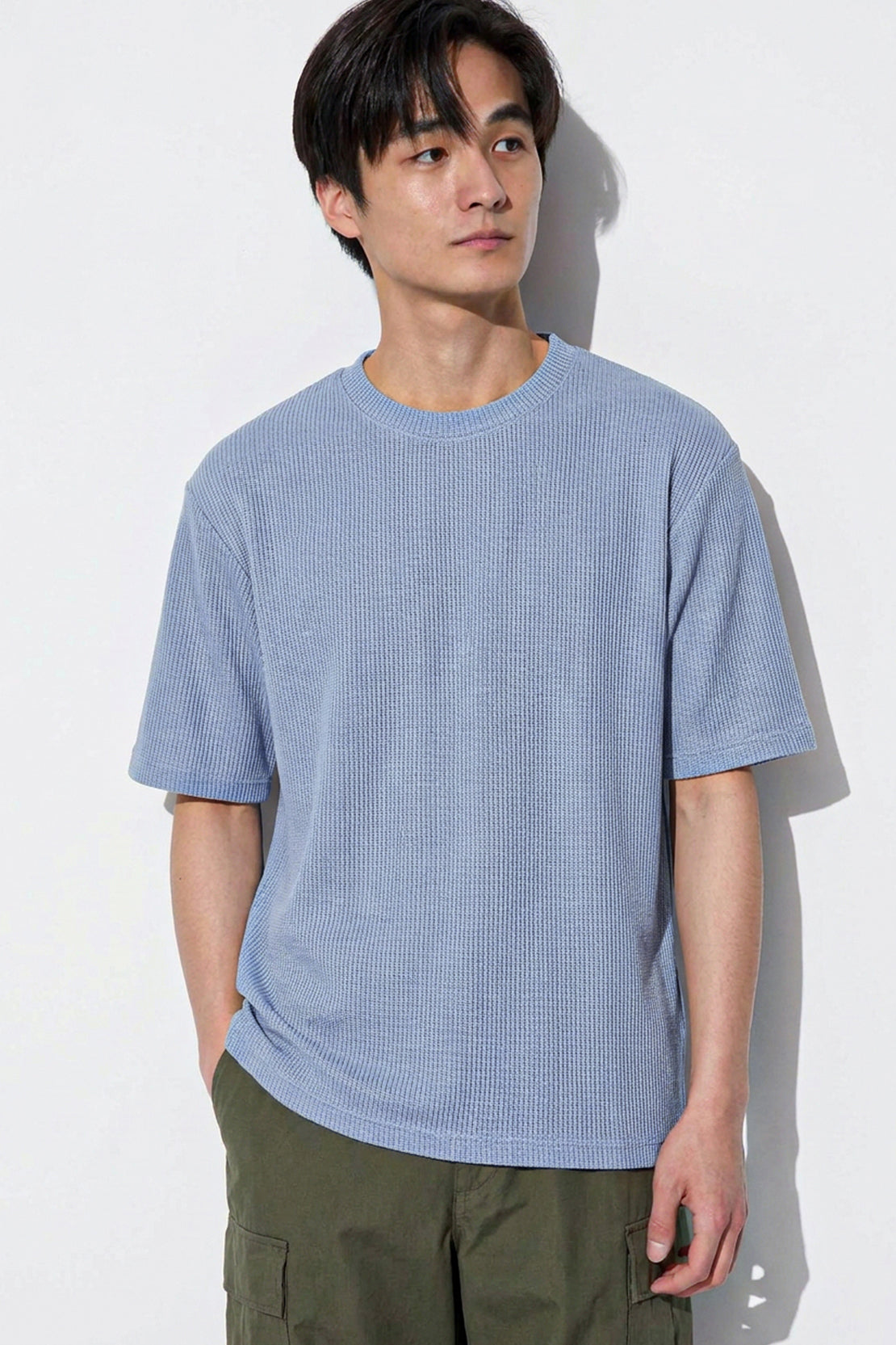KOKO Modal Crew Top – Soft Blue