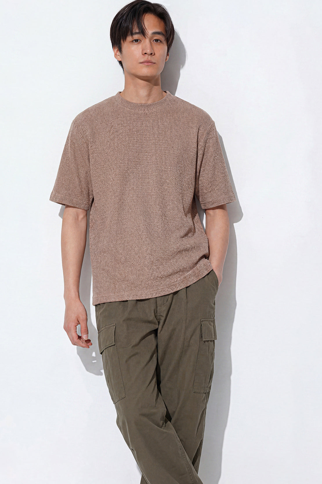 KOKO Modal Crew Top – Light Brown