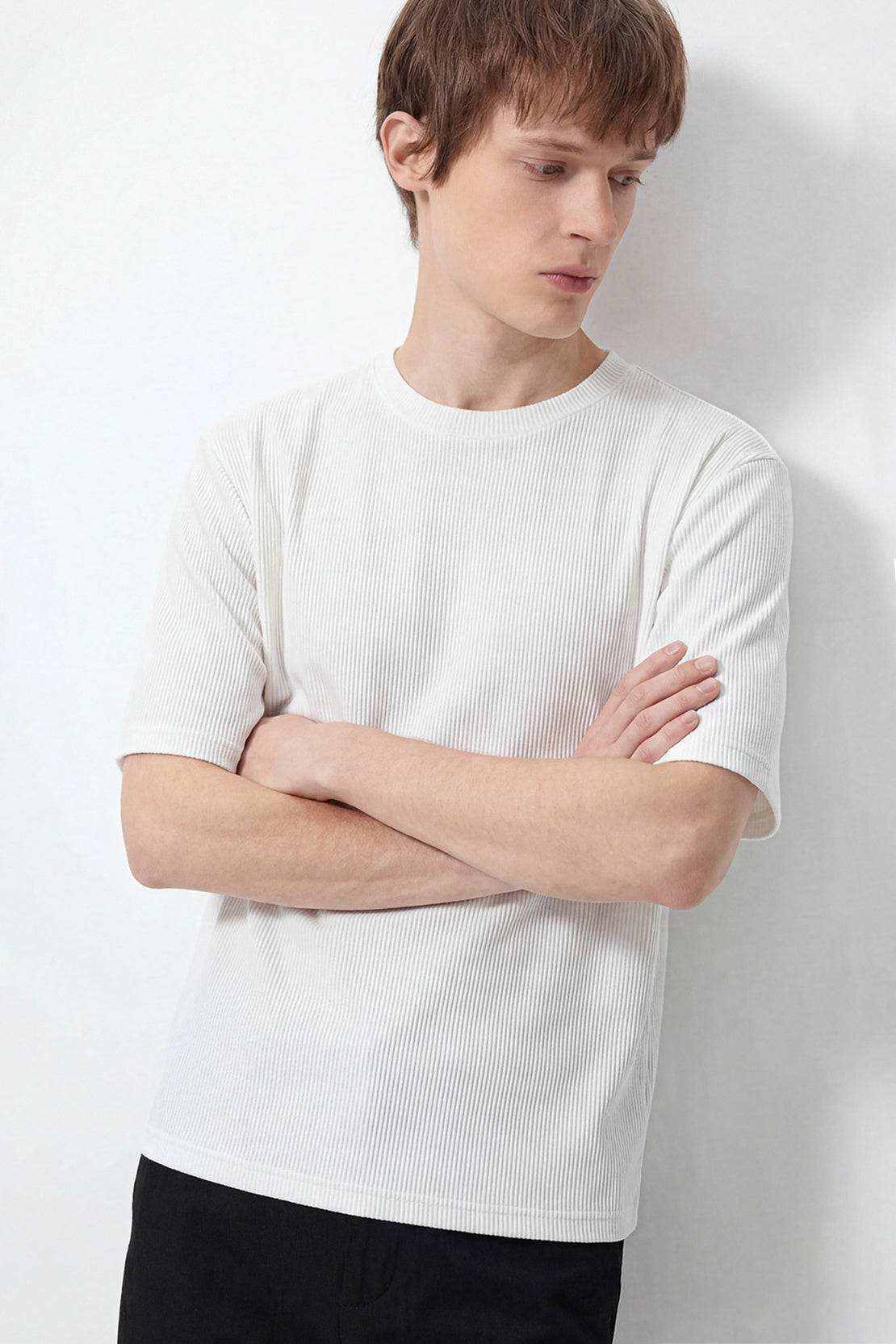KOKO Modal Crew Top – White
