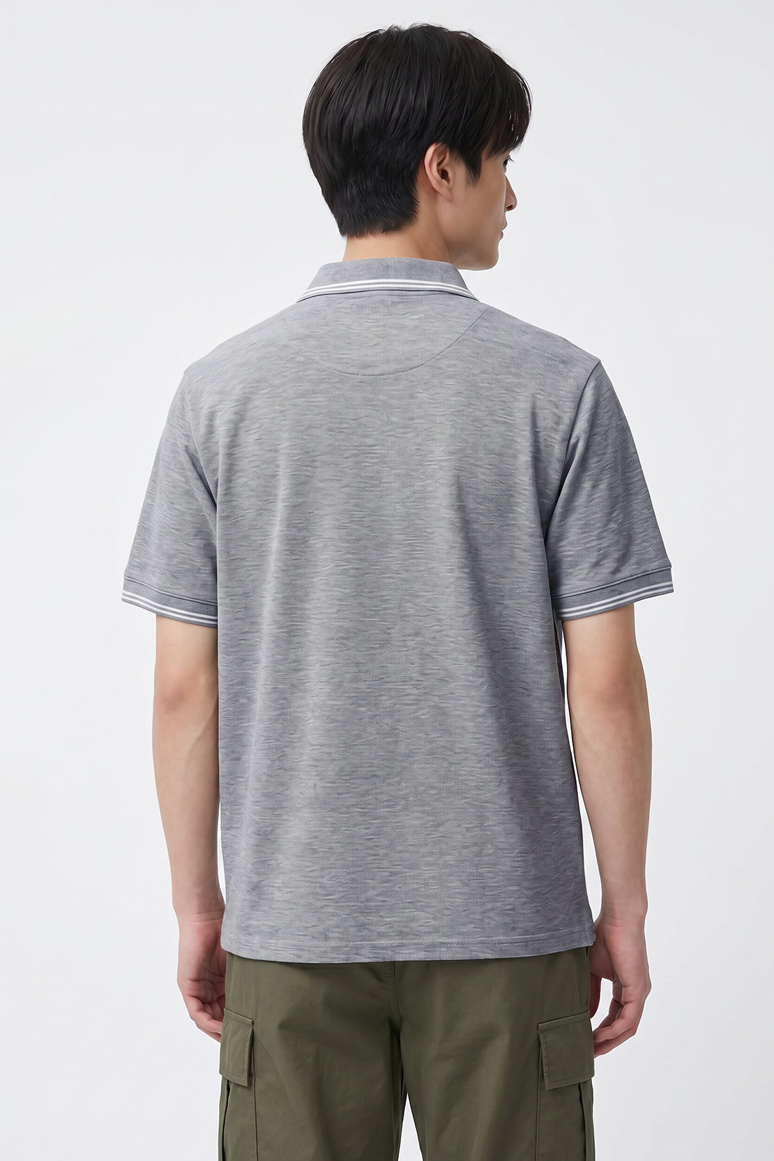 KOKO Move Knit Polo T-Shirt – Grey