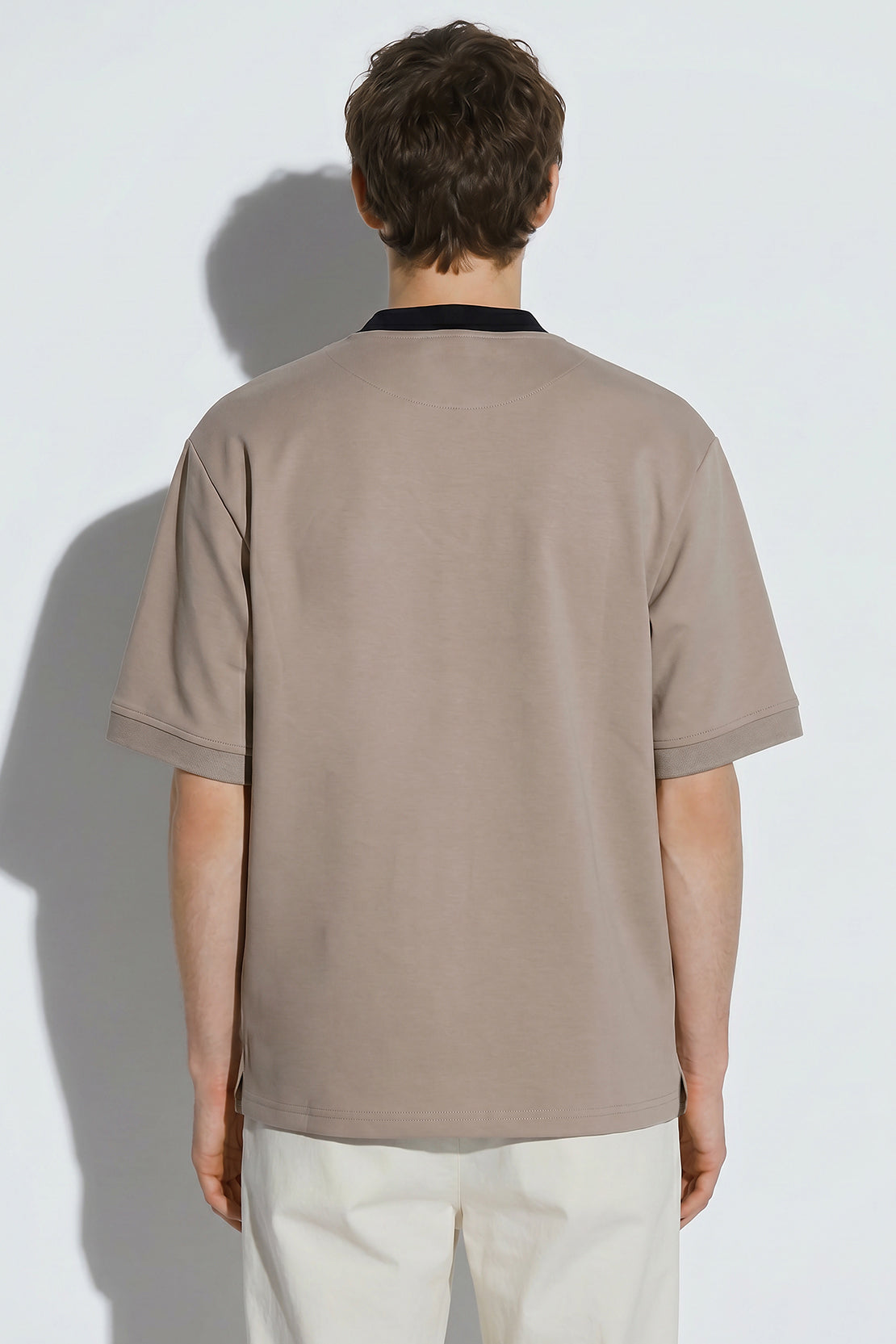 KOKO Modal Blend Polo T-Shirt – Coffee