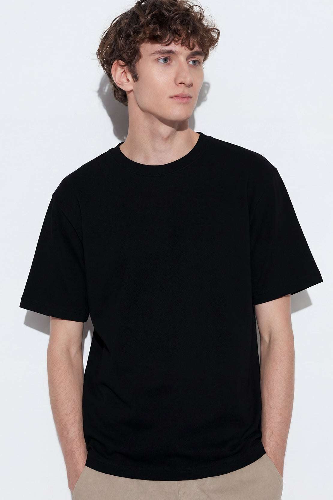 KOKO Soft Knit Crew T-Shirt – Black