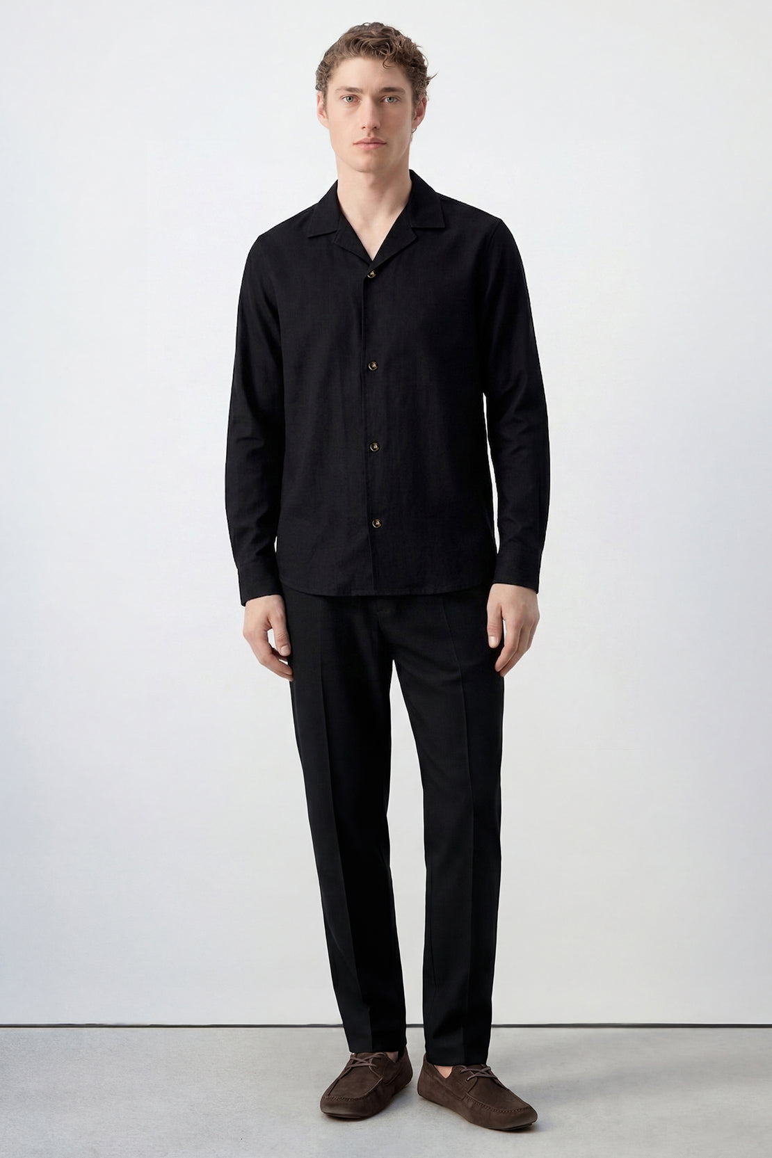 KOKO Linen Shirt – Black