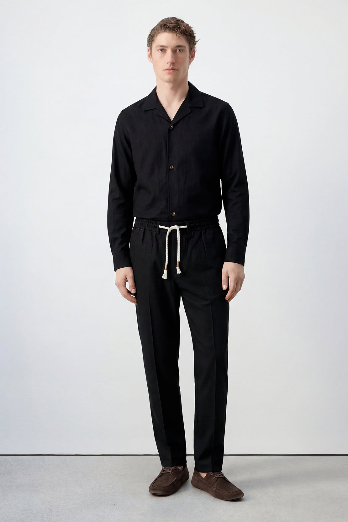 KOKO Linen Shirt – Black
