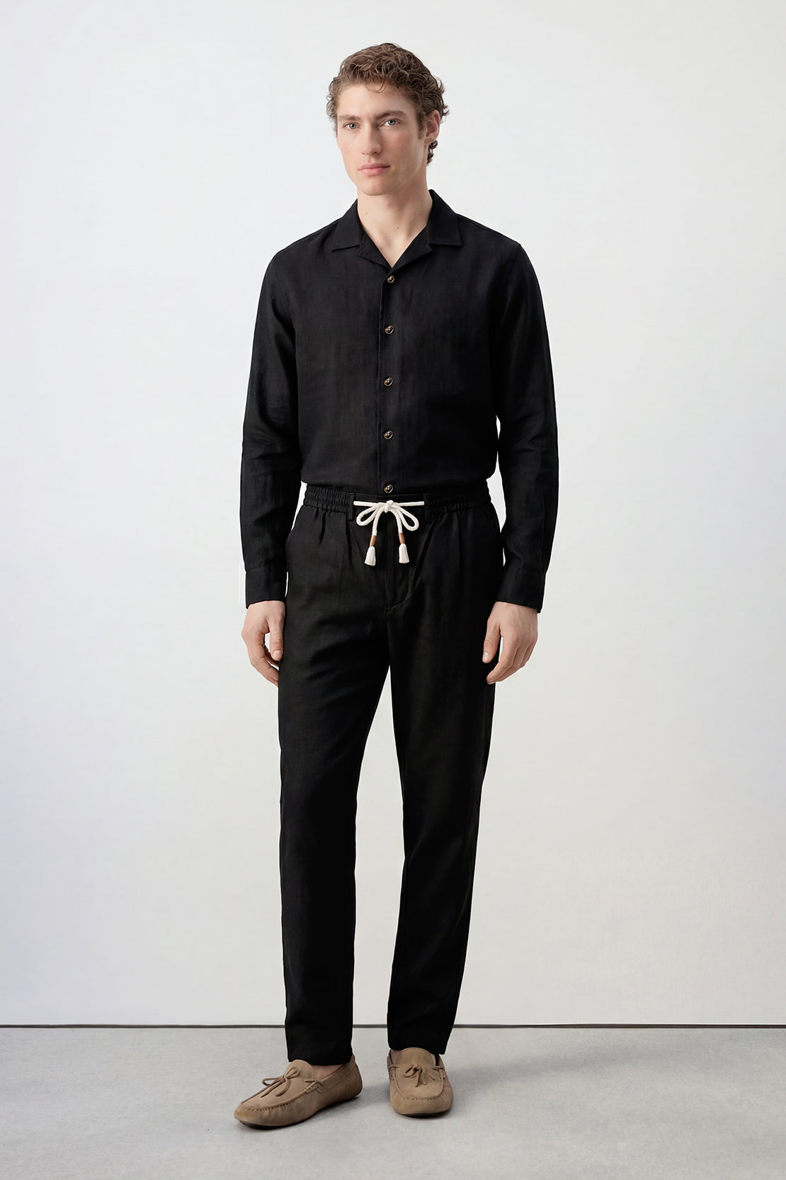 KOKO Linen Shirt – Black