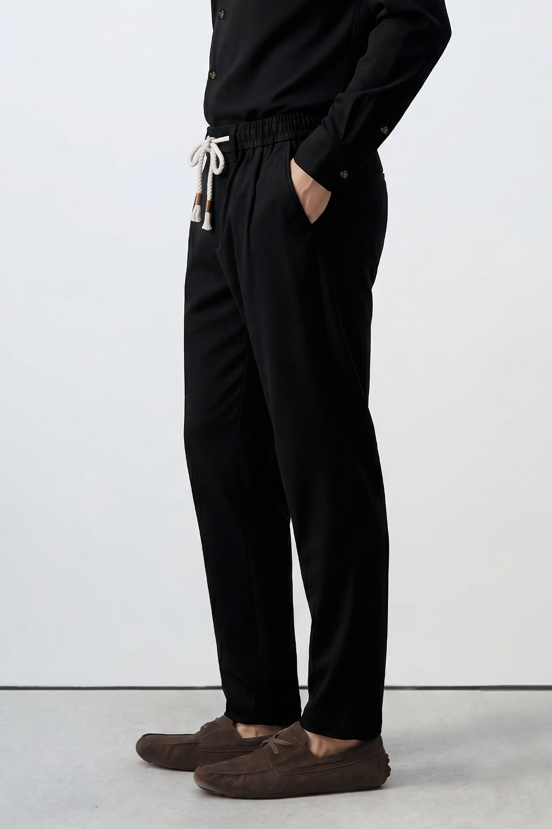 KOKO Linen Relaxed Pant – Black