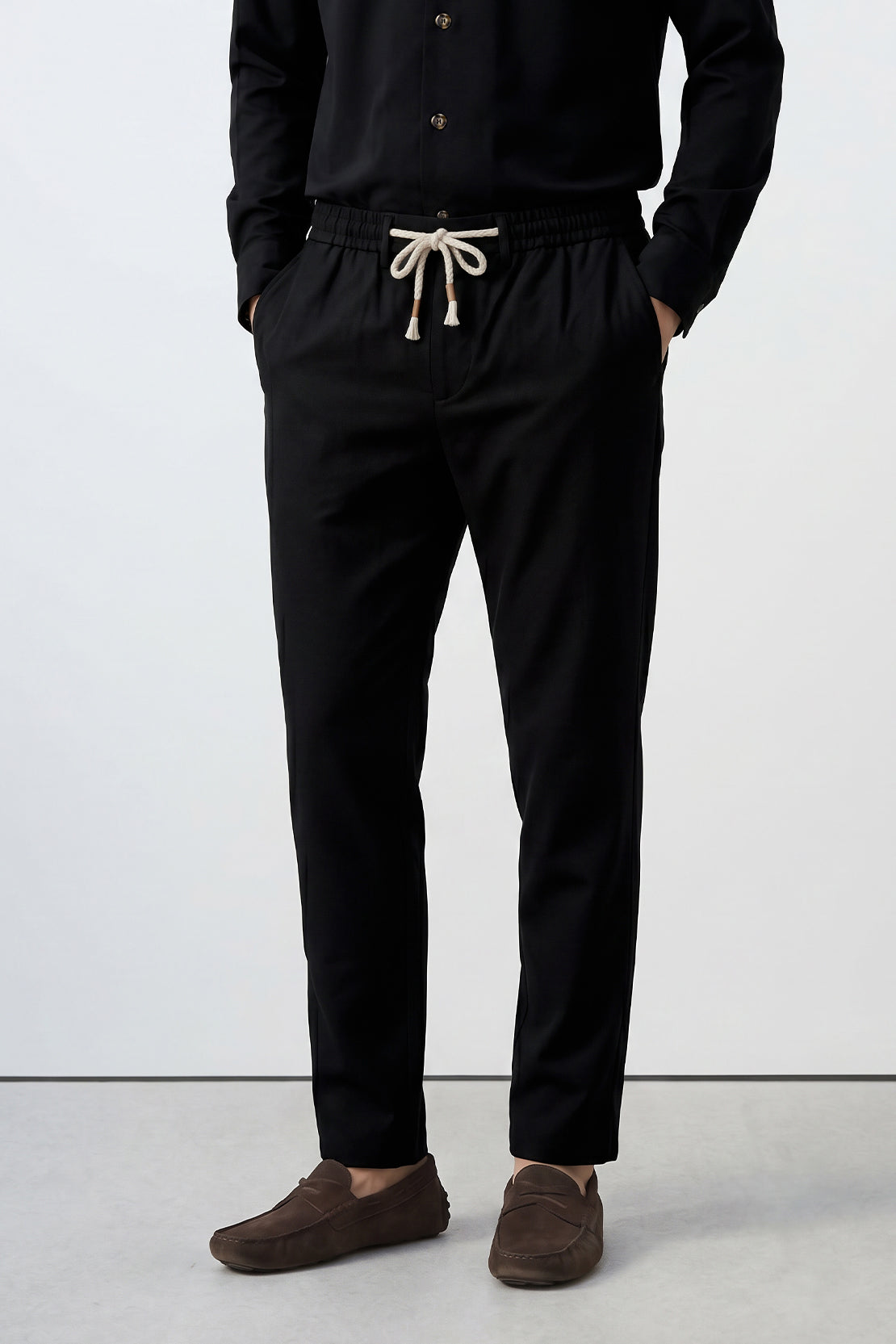 KOKO Linen Relaxed Pant – Black