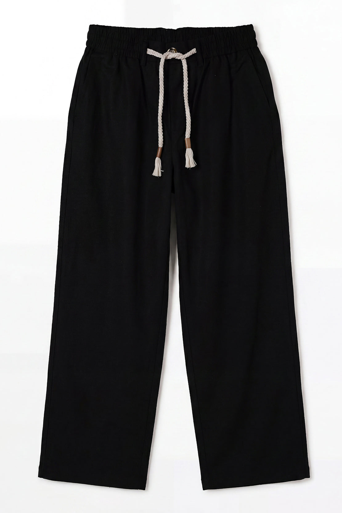 KOKO Linen Relaxed Pant – Black