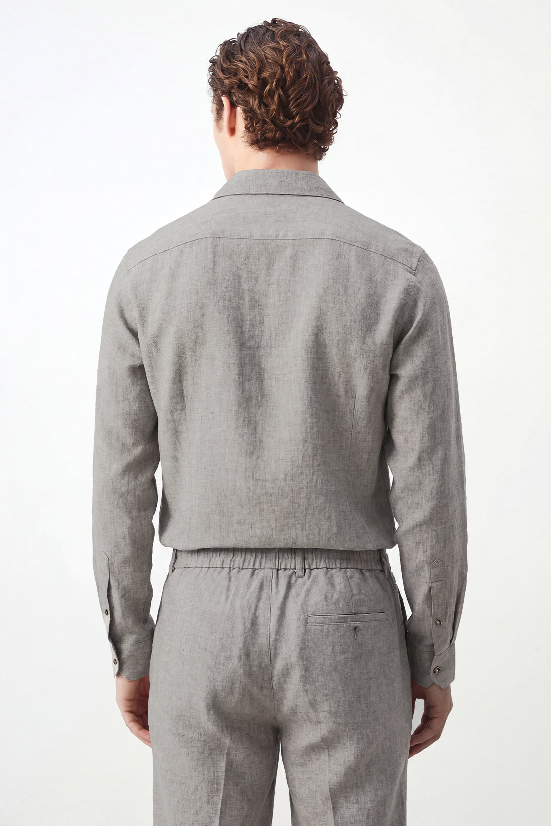 KOKO Linen Shirt – Grey
