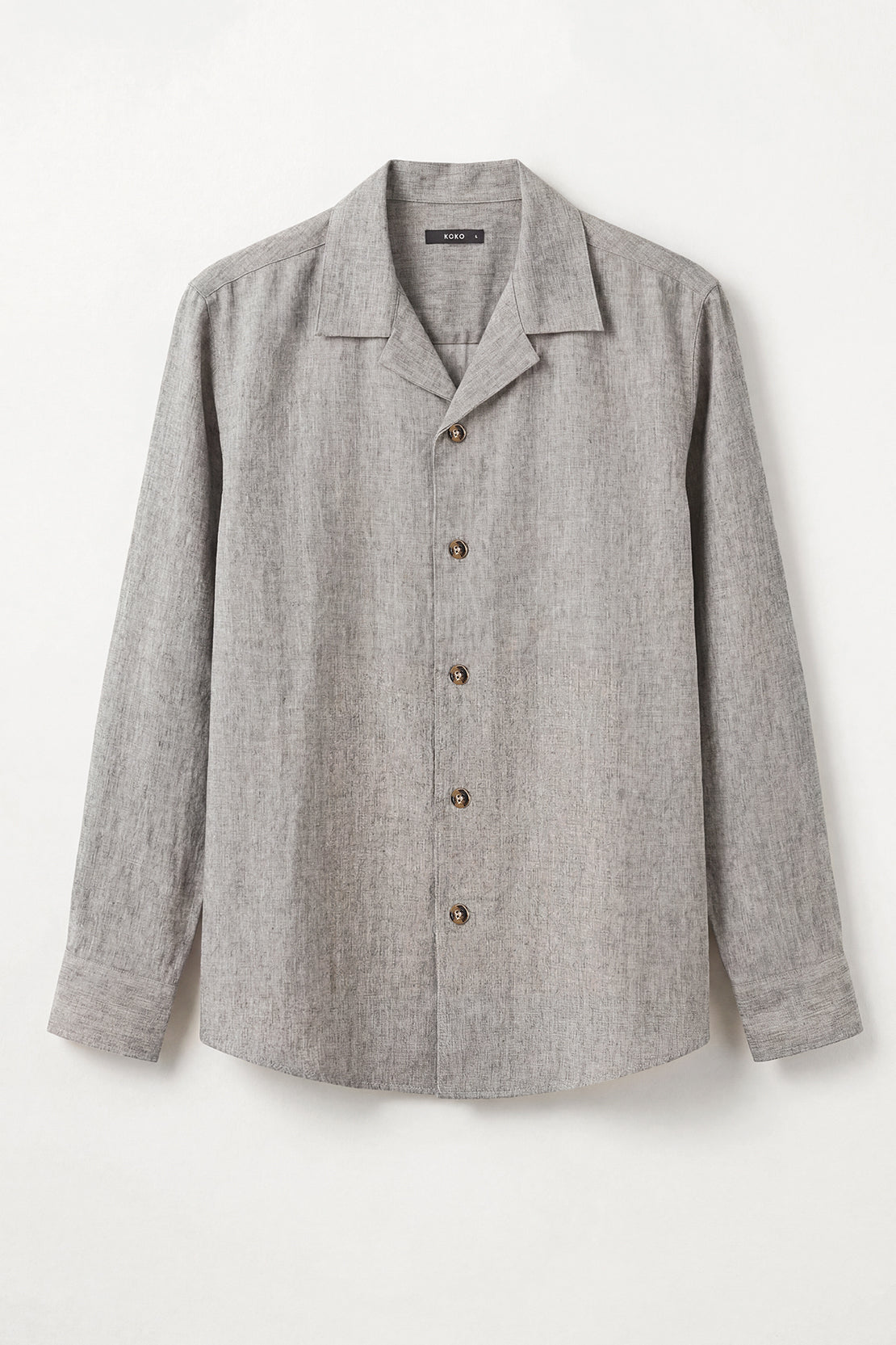 KOKO Linen Shirt – Grey