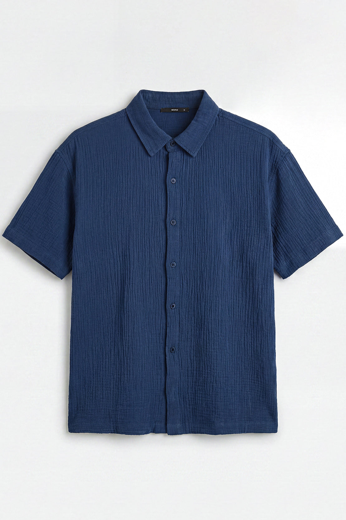 KOKO Air Muslin Button-Down Shirt – Navy