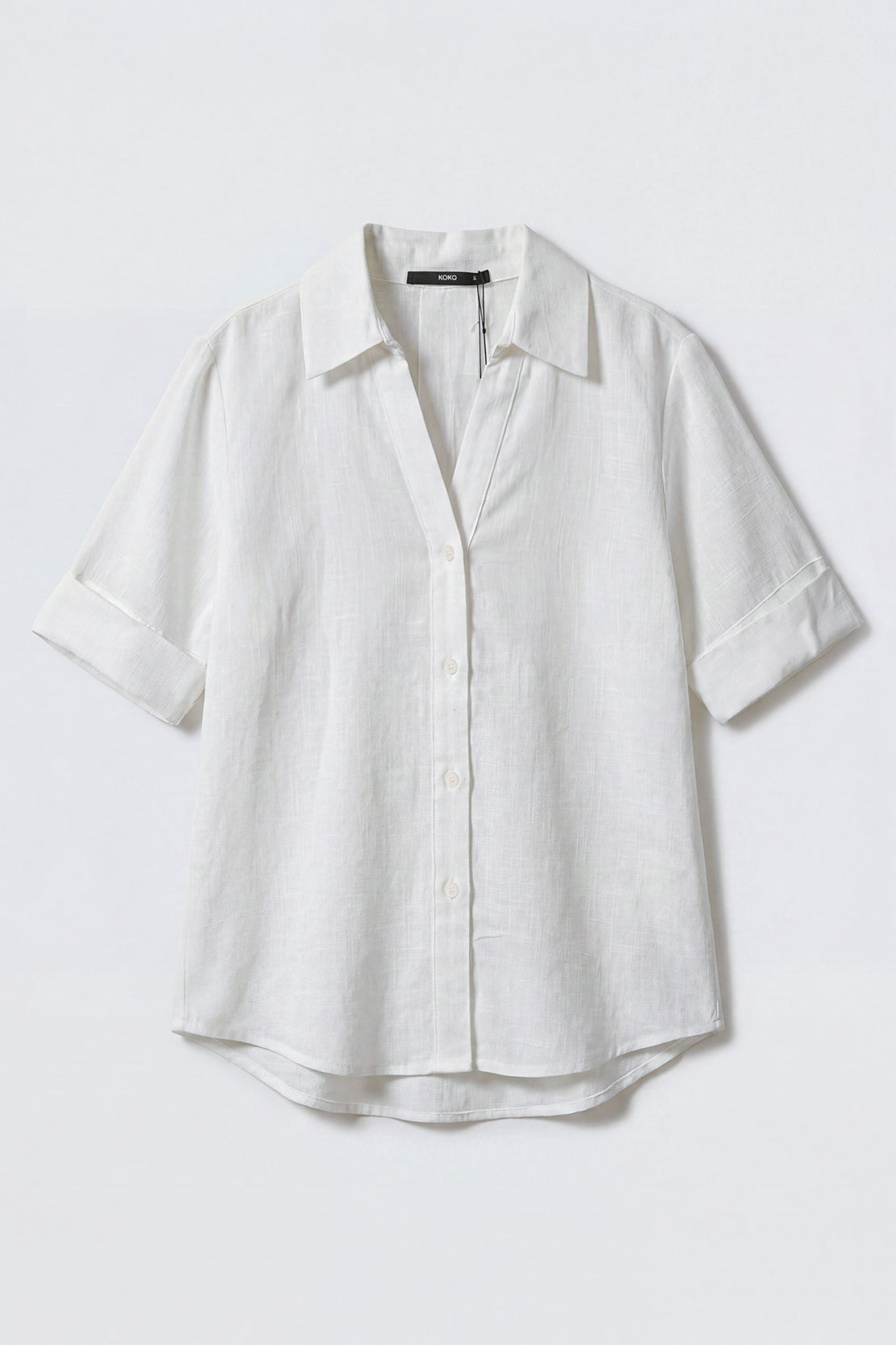 KOKO Cloud Linen Relaxed Shirt – Off white