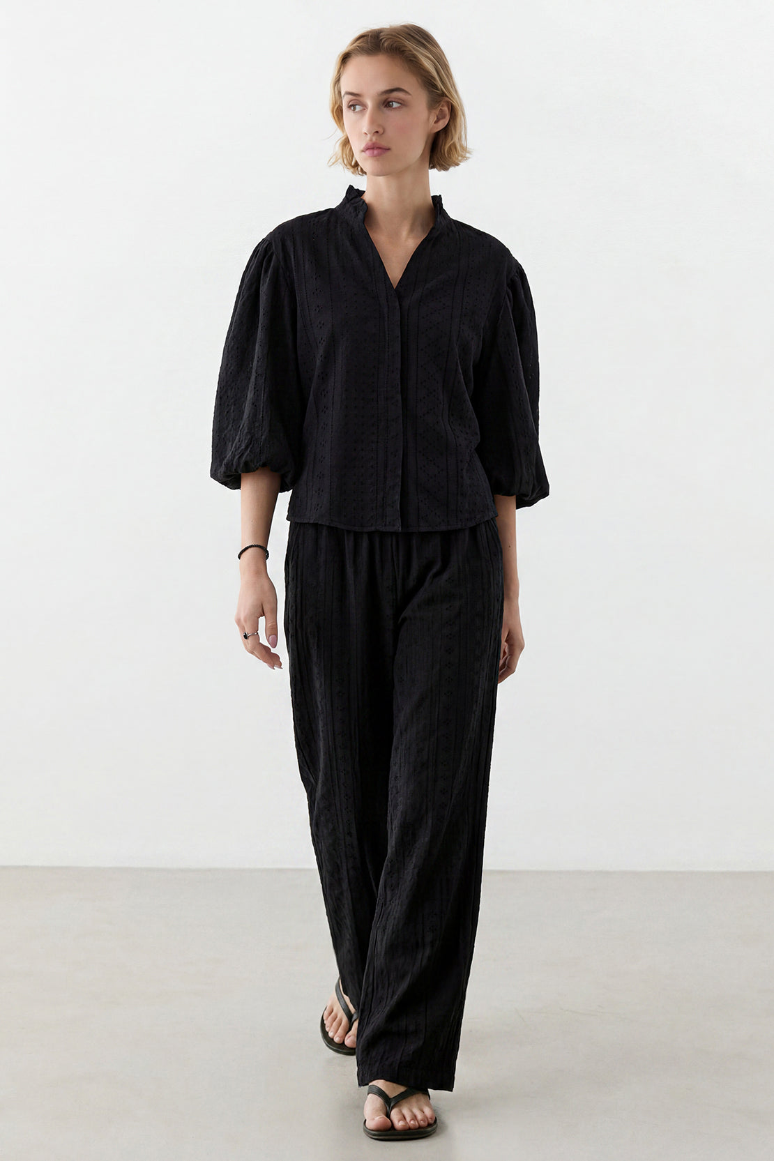 KOKO Nova Knit Relaxed Trouser  – Black