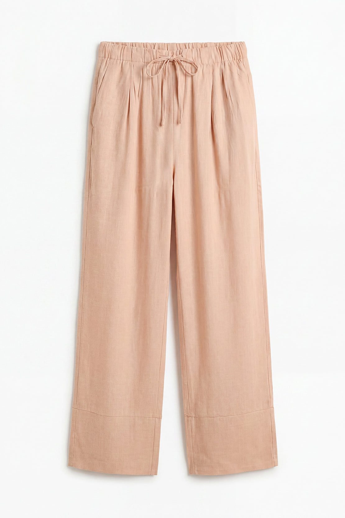 KOKO Linen Blend Relaxed Pants – Pink