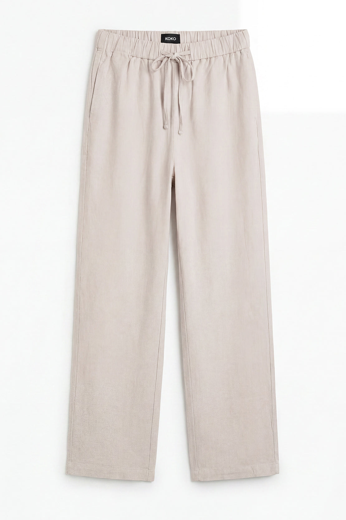 KOKO Looma Linen Relaxed Shirt & Wide-Leg Pants – Grey