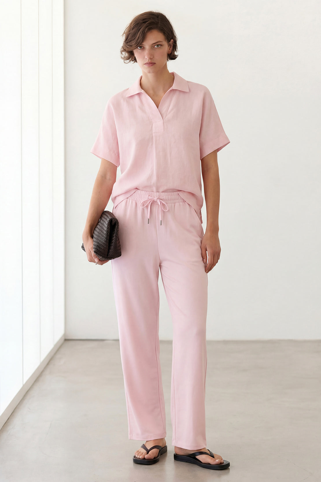 KOKO Cloud Muslin Relaxed Pants – Pink