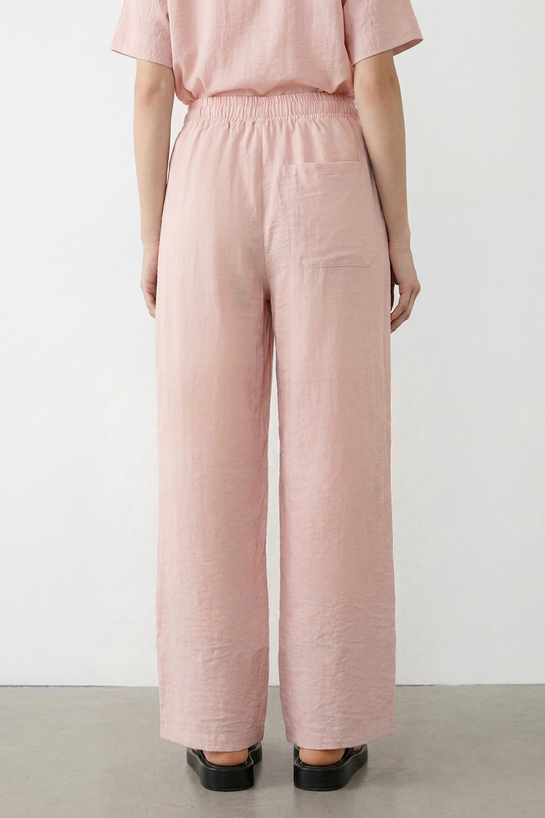 KOKO Cloud Muslin Relaxed Pants – light pink