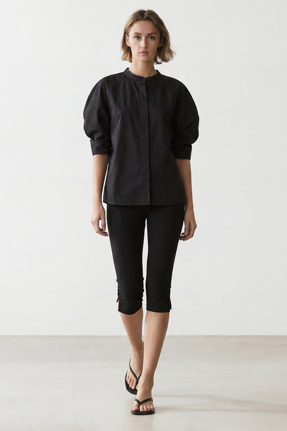 KOKO Air Cotton Crew Top – Black
