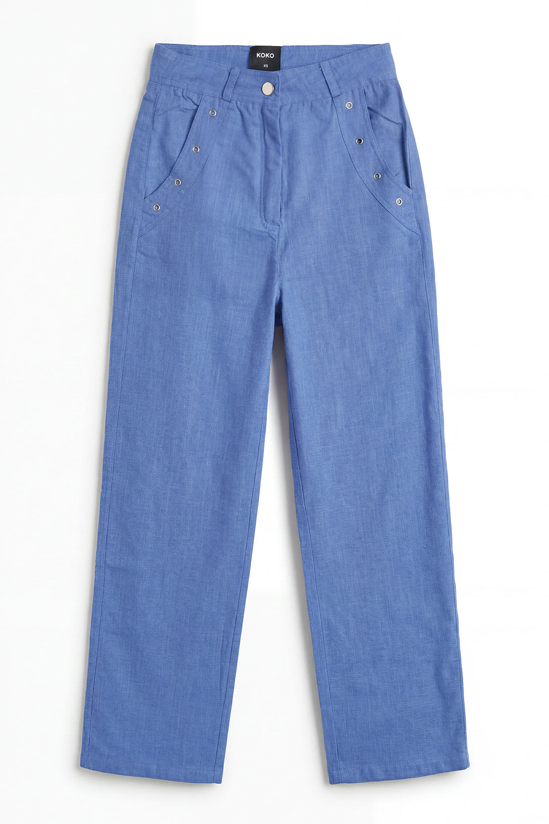 KOKO Structured Linen Bottom – Royal Blue