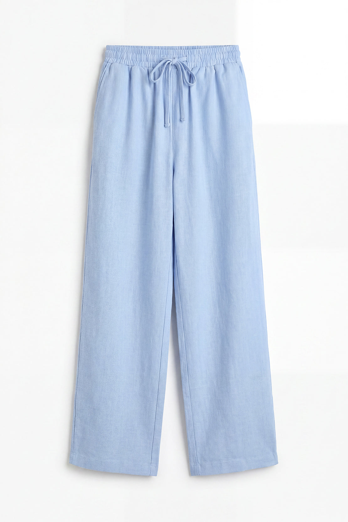 KOKO Linen Blend Co-ord Bottom – Light Blue