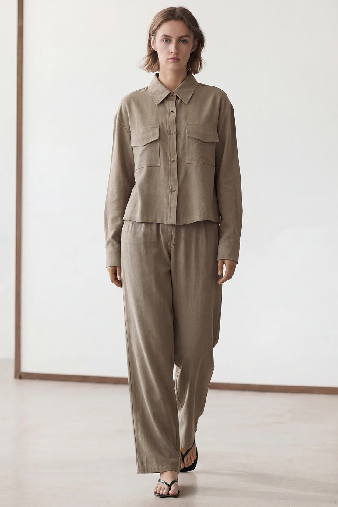 KOKO Modern Weave Utility Shirt – Army Green
