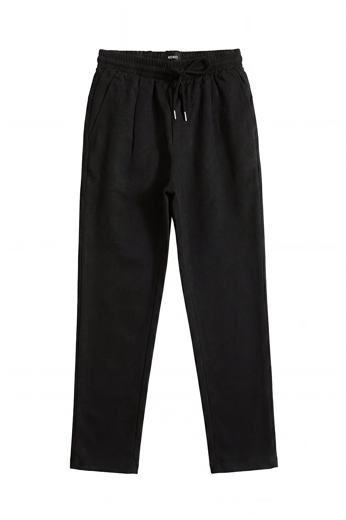 KOKO Cloud Linen Pleated Bottom – Black