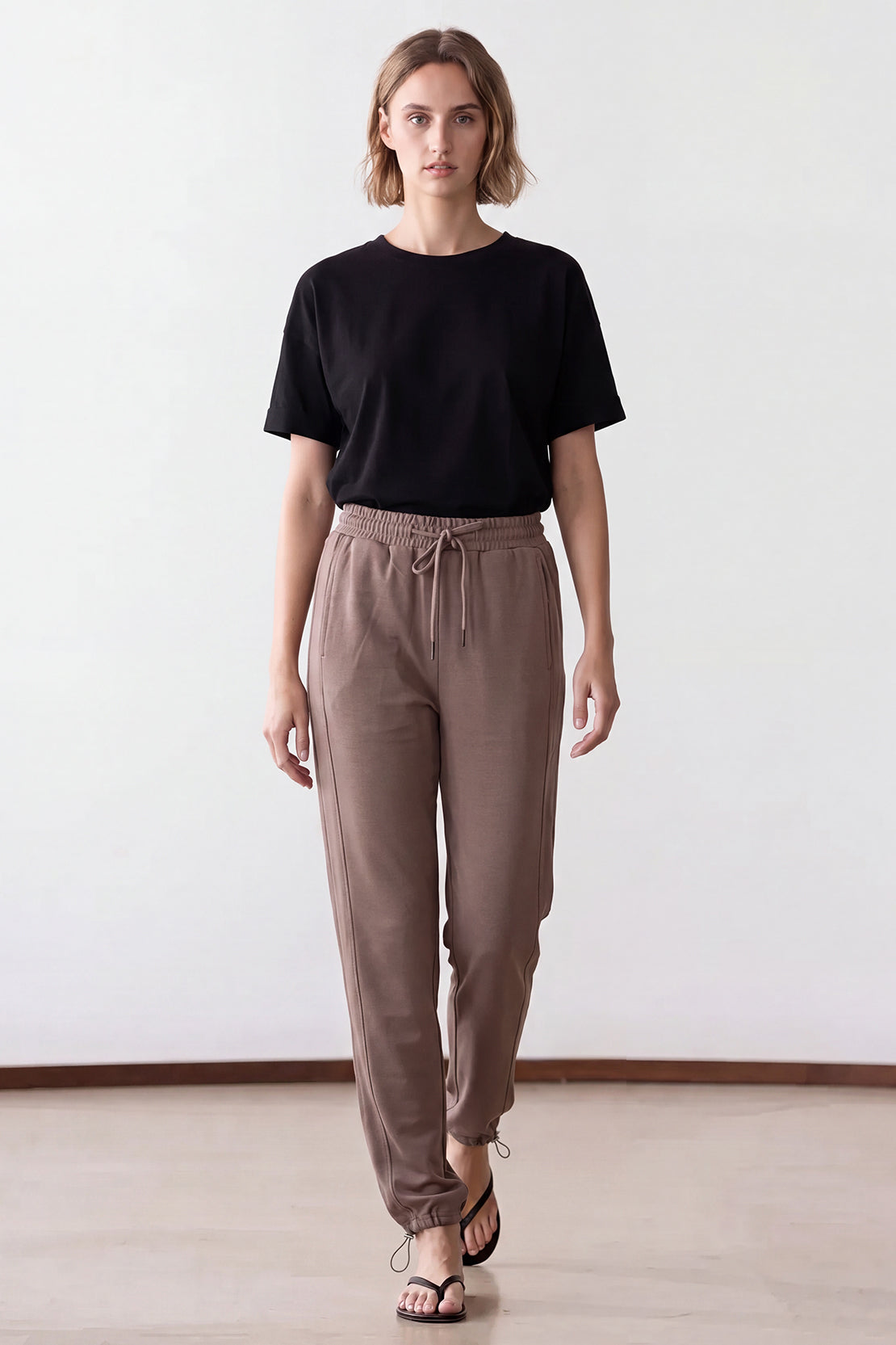 KOKO Lulu Fabric Pants – Brown