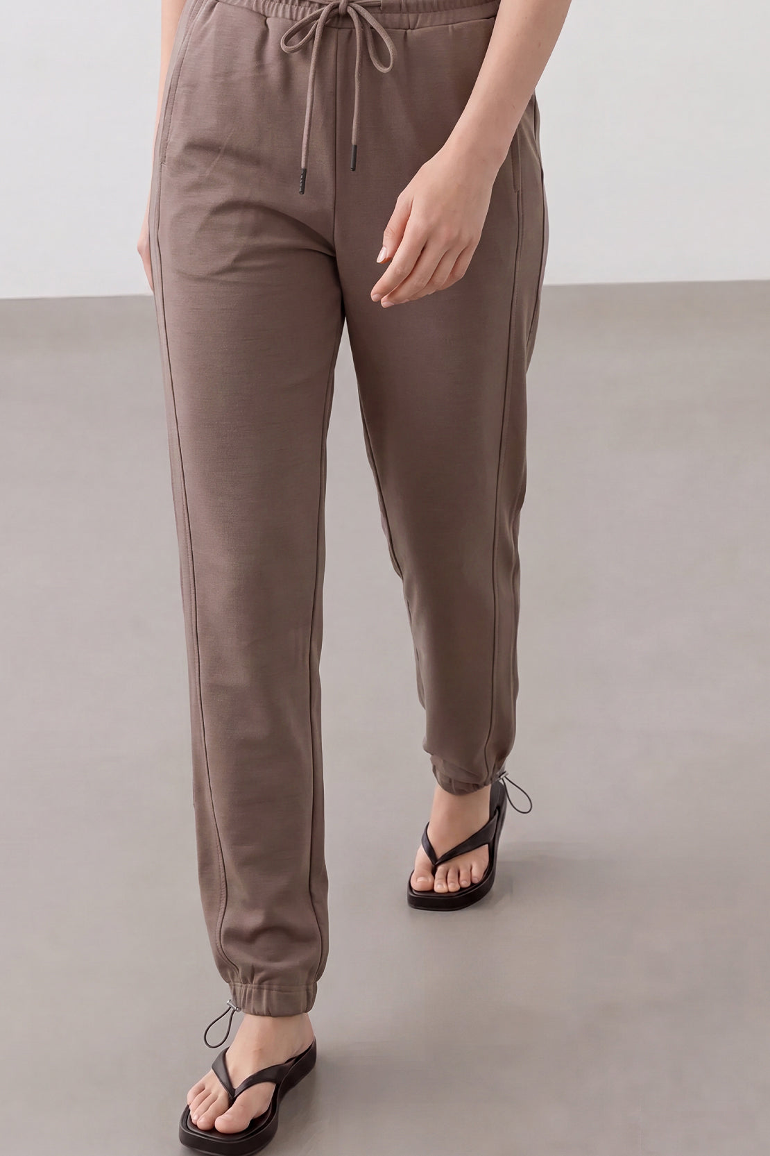 KOKO Lulu Fabric Pants – Brown