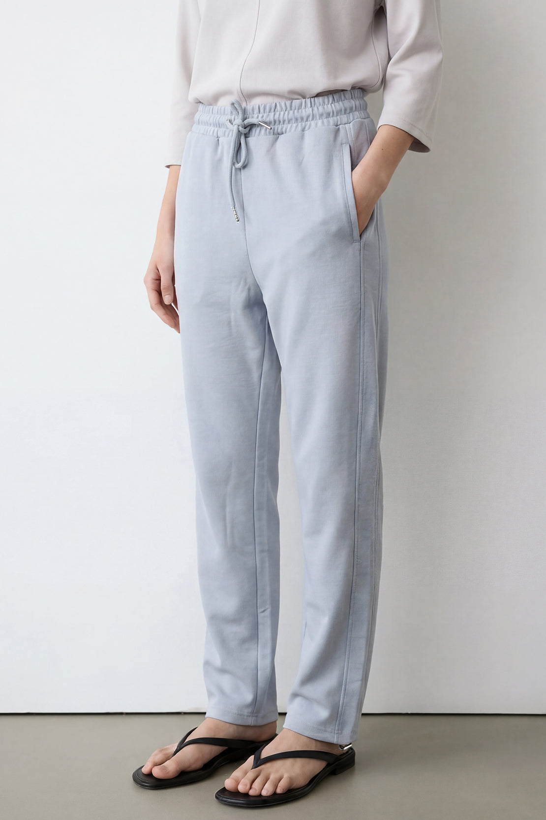 KOKO Lulu Fabric Jogger Bottom – Light Blue