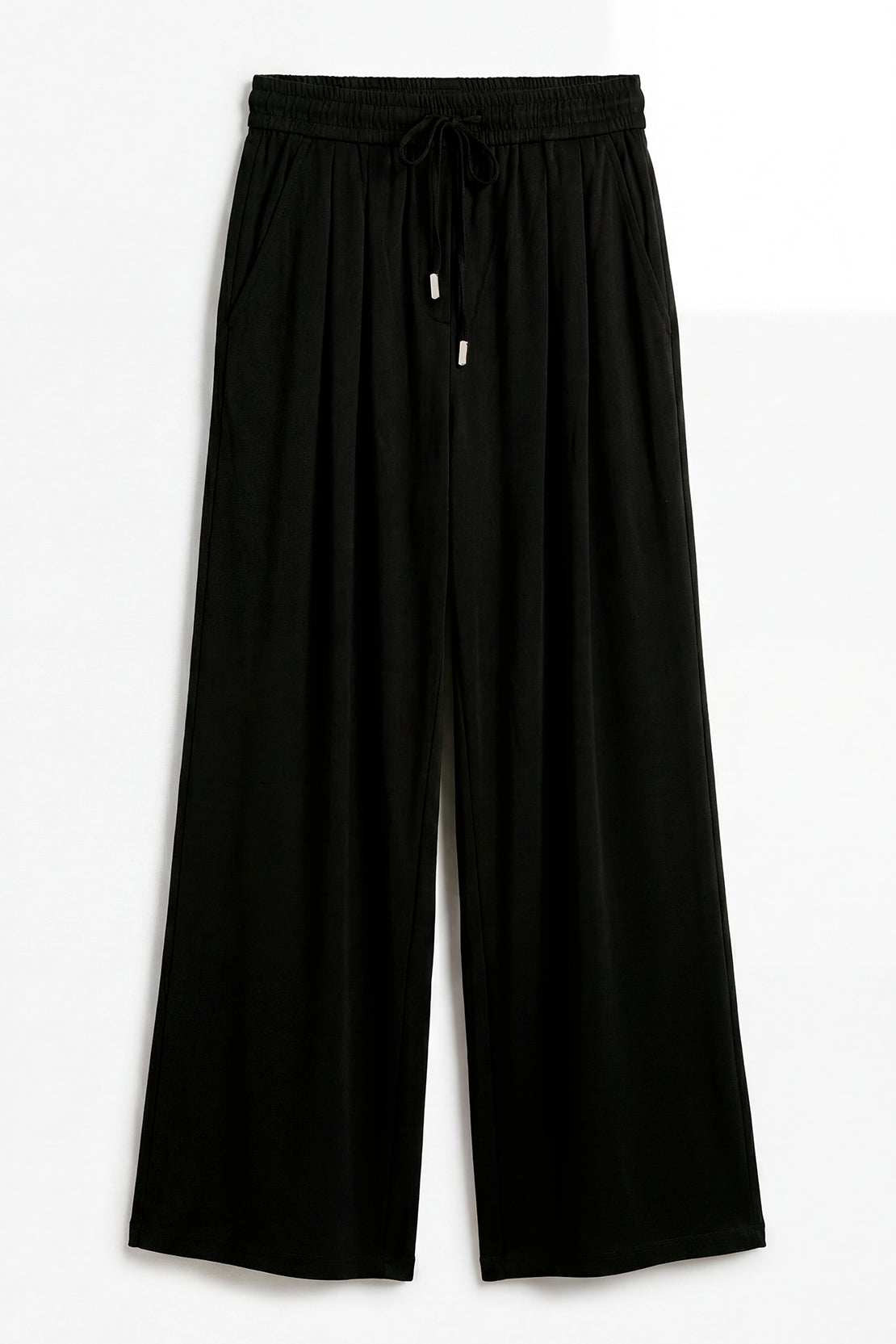 KOKO Neo Knit Wide-Leg Pants – Black