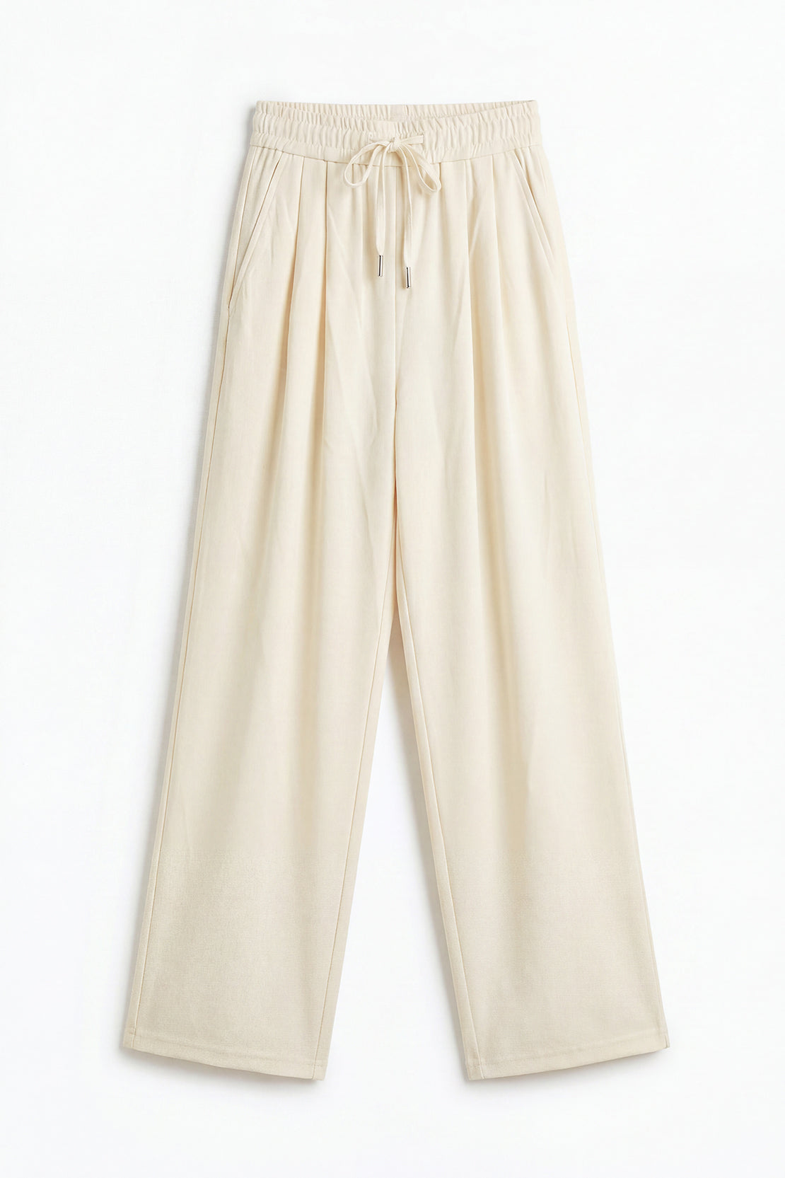 KOKO Neo Knit Wide-Leg Pants – Off-white