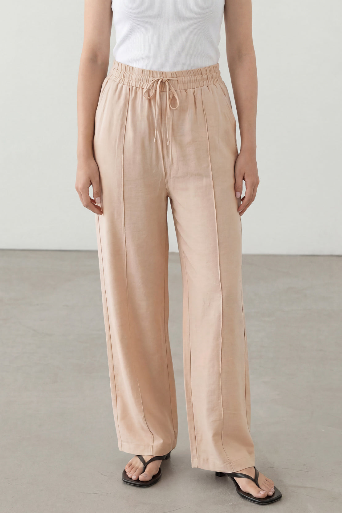 KOKO NOVA Relaxed Trouser – Apricot