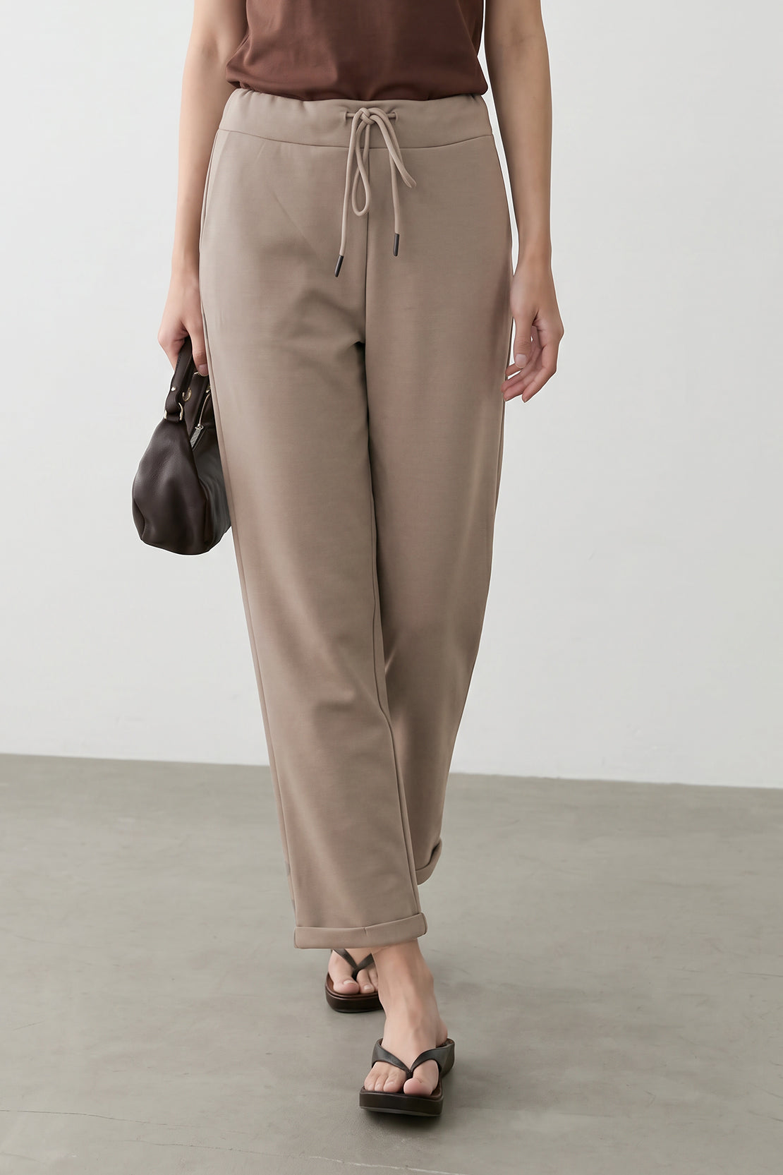 KOKO Modal Comfort Tapered Pants – Clay