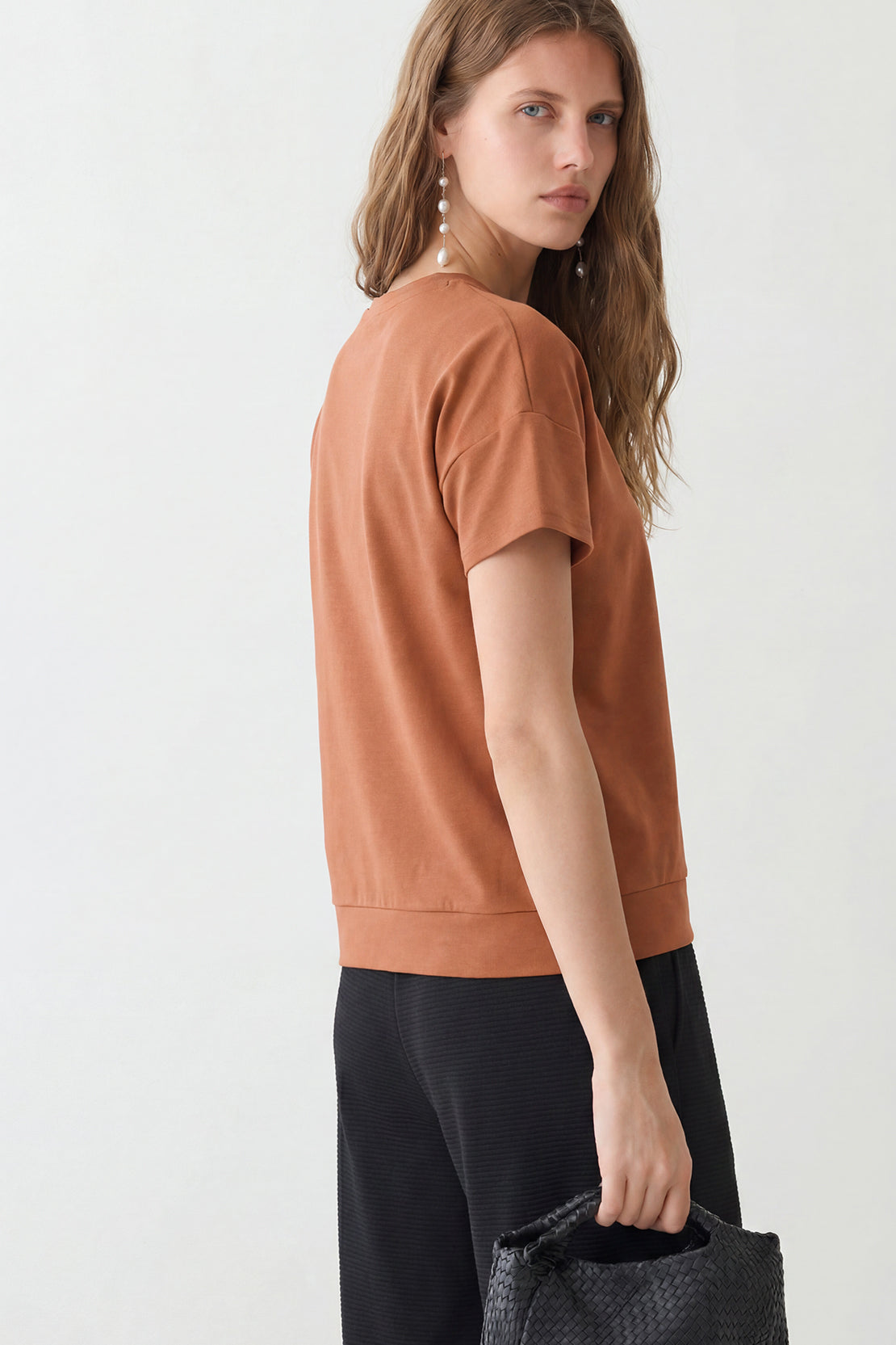 Koko Modal Roma Relaxed Top – Rust