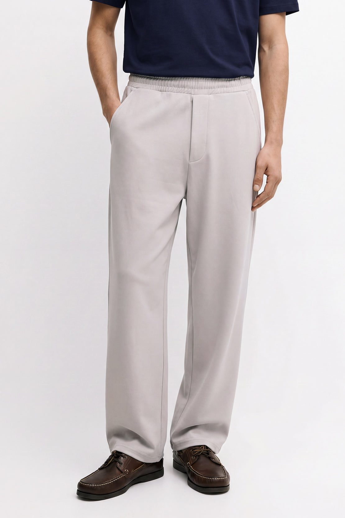 KOKO Modal Relaxed Pants – Soft Grey