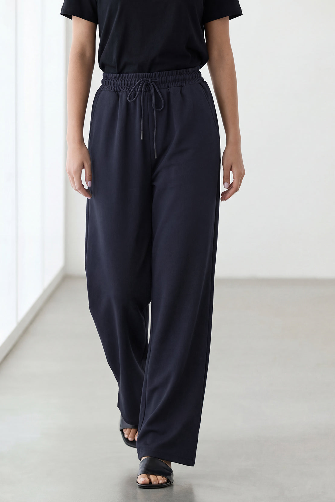 KOKO Modal Relaxed Trouser – Navy
