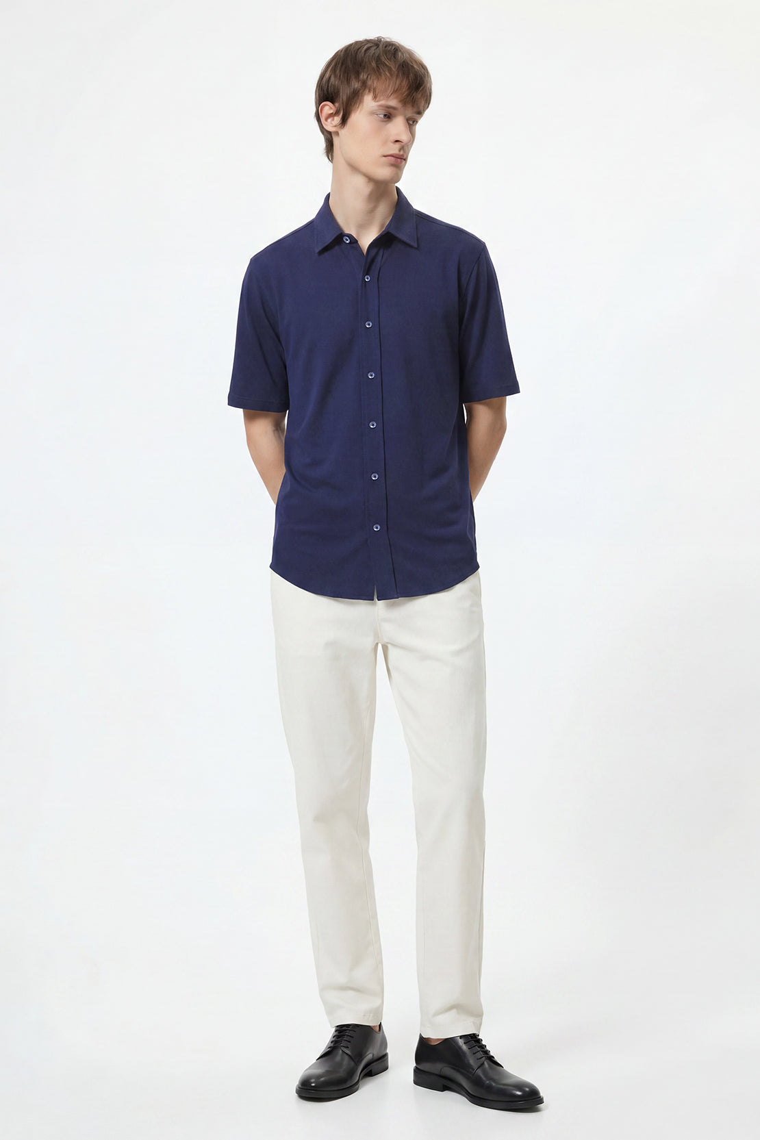 KOKO Modal Roma Essential Shirt – Navy